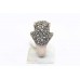 Sterling silver 925 Women's Marcasite stone cougar wild cat ring size 13